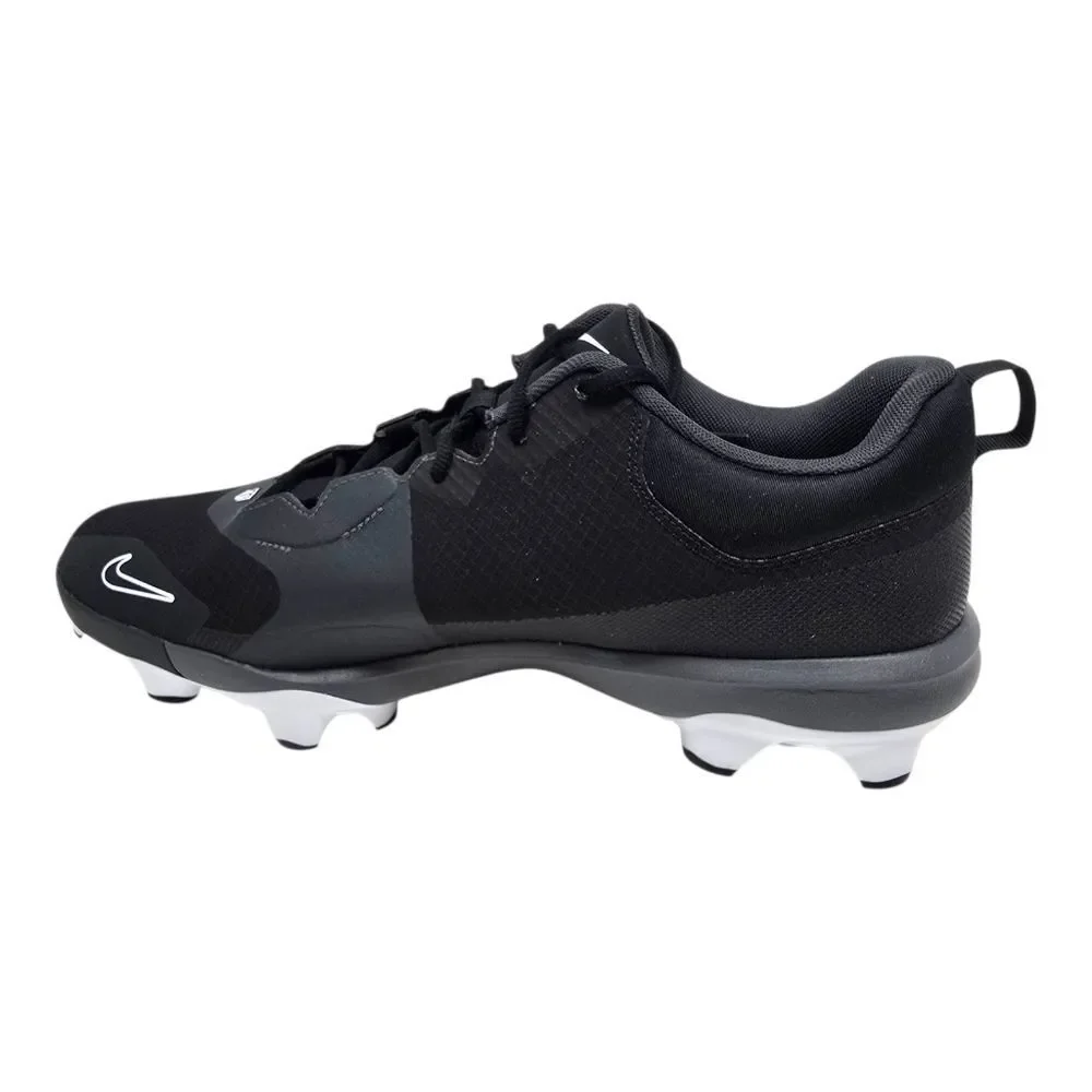 Nike Force Trout 9 Pro MCS Men's Size 15 Black Silver Plastic Cleats FZ0915-003